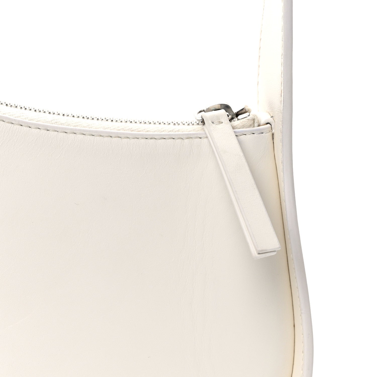 The Row Smooth Calfskin Half Moon Shoulder Bag New Ivory 10 of 14