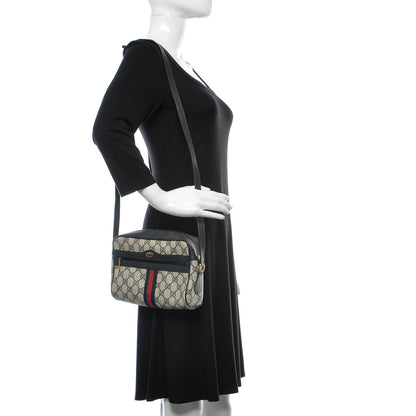 Gucci GG Plus Monogram Web Mini Crossbody Bag Blue 2 of 7
