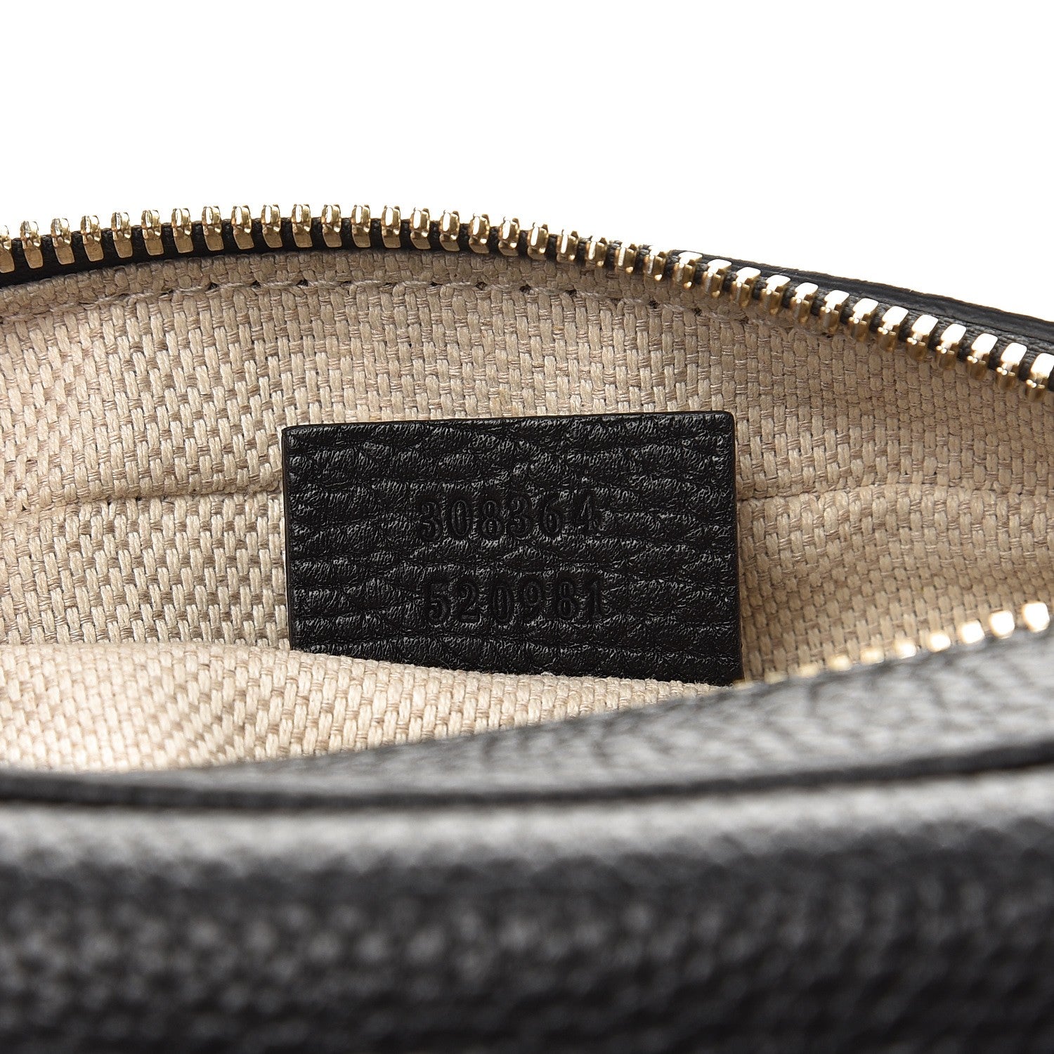 Gucci Pebbled Calfskin Small Soho Disco Bag Black 7 of 8