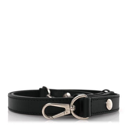 Louis Vuitton Calfskin 20mm Adjustable Shoulder Strap Black 1 of 3