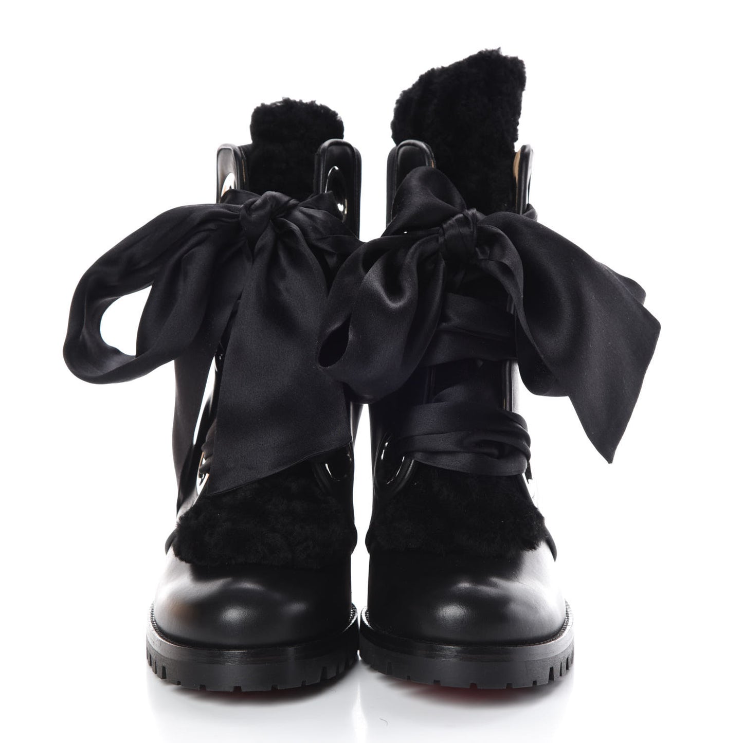 Calfskin Mink Jenny From the Alps 70 Ankle Boots 36.5 Black