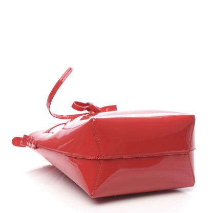 Mansur Gavriel Patent Calfskin Mini Mini Bucket Bag Flamma 4 of 10
