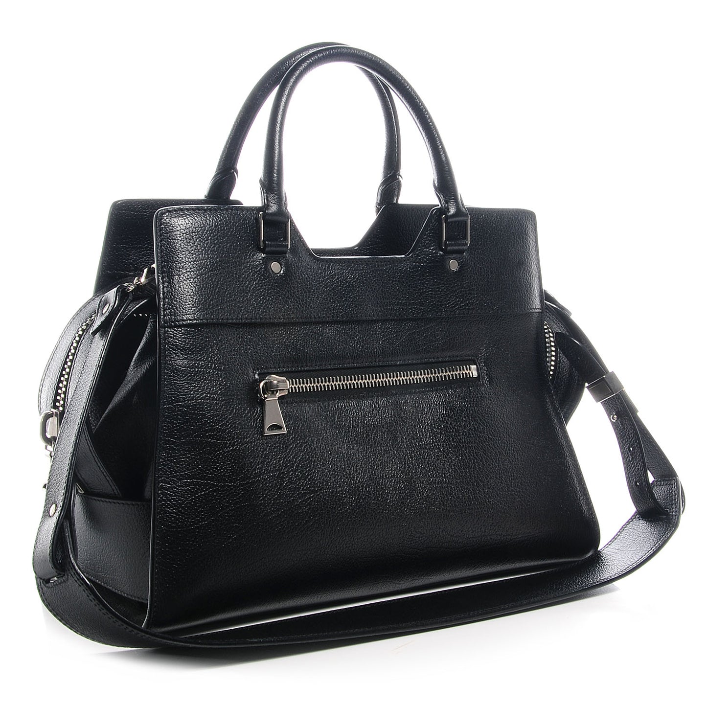 Leather PS13 Small Satchel Black