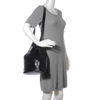 Louis Vuitton Epi Sac D'Epaule Black 2 of 7