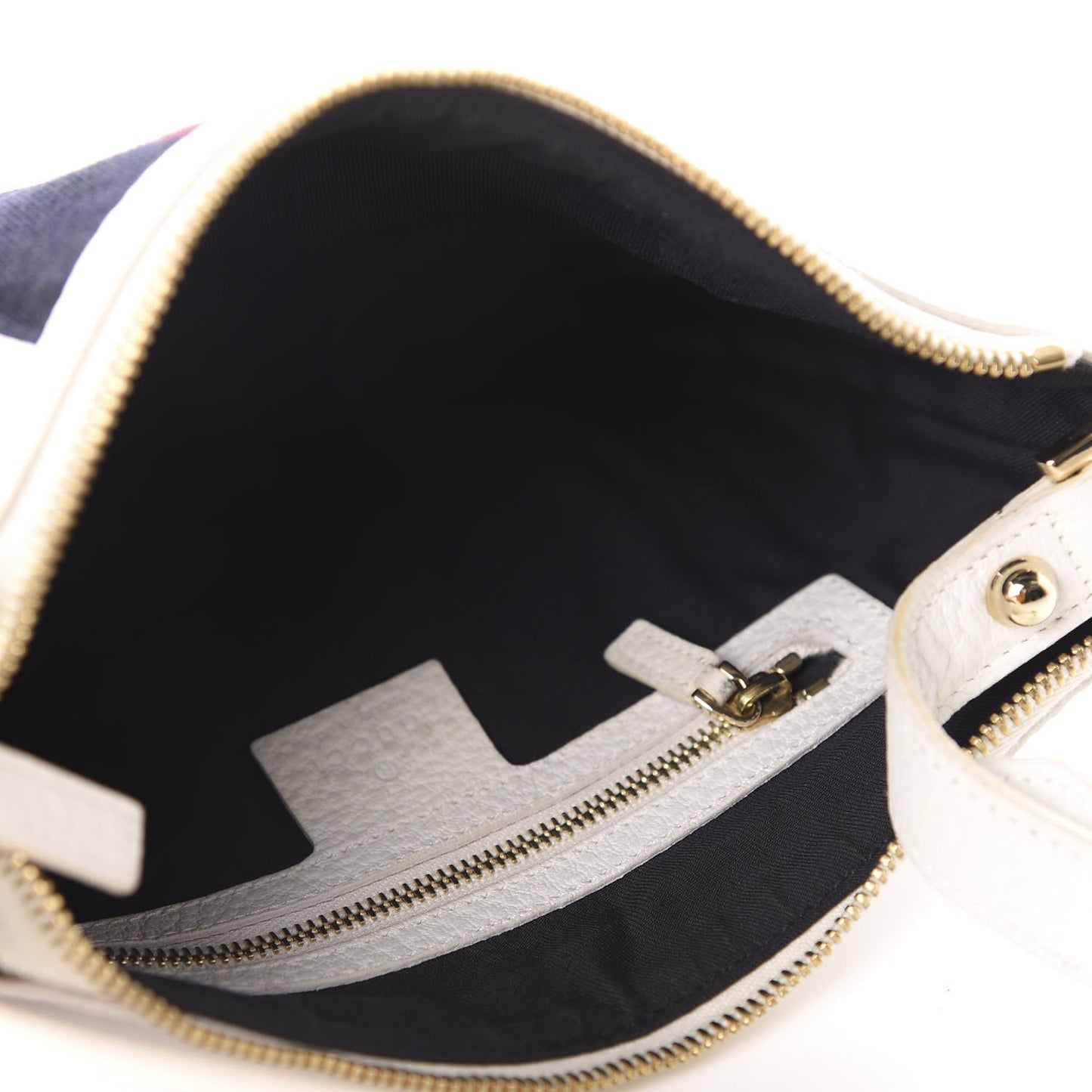 Calfskin Web Small Blondie Hobo White