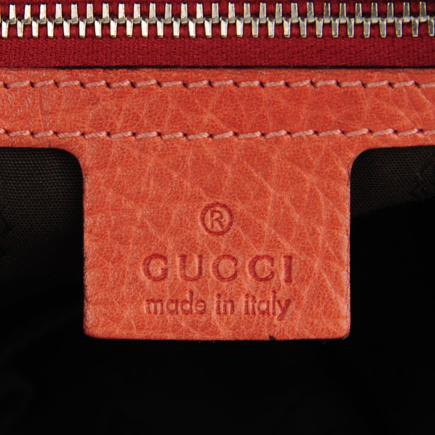 Monogram Medium Bamboo Bar Tote Orange