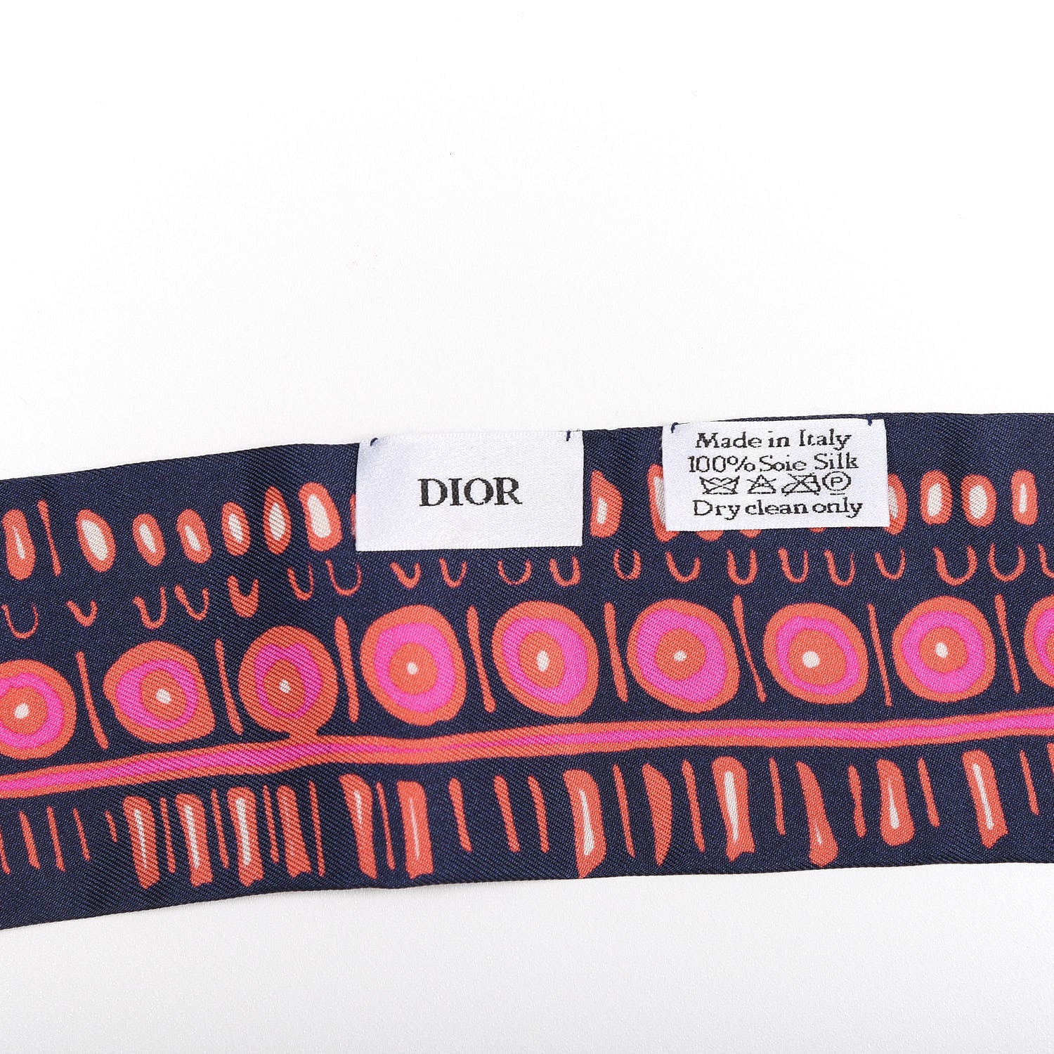 Christian Dior Silk Animals Lion Mitzah Scarf Pink 2 of 3