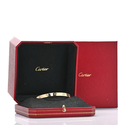 Cartier 18K Yellow Gold LOVE Cuff Bracelet 19 4 of 4