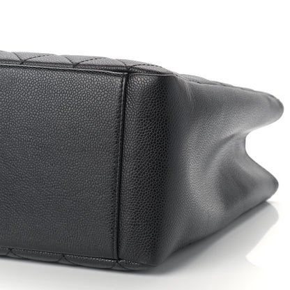 Chanel Caviar Quilted Grand Shopping Tote GST Black 9 of 11