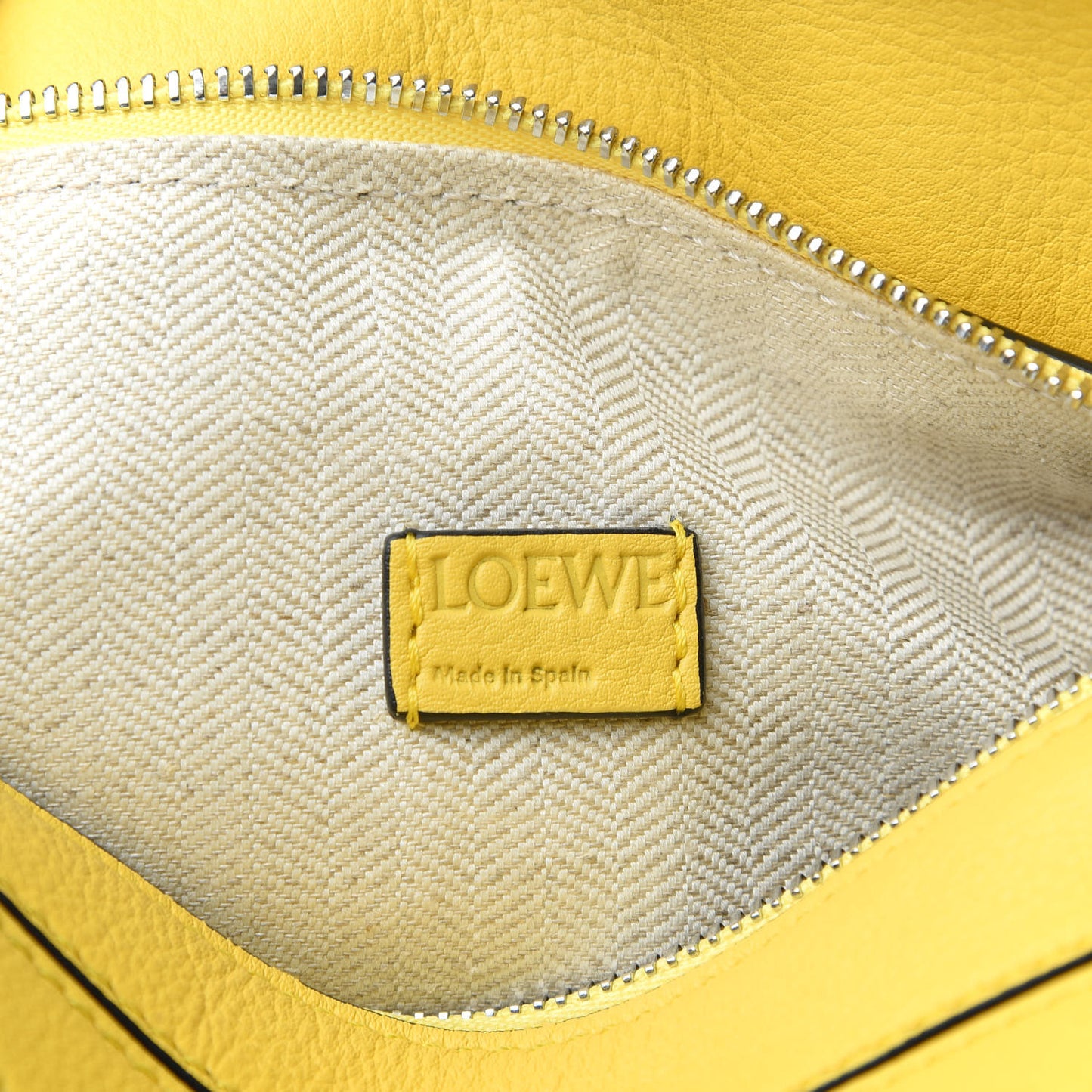 Calfskin Mini Puzzle Bag Yellow