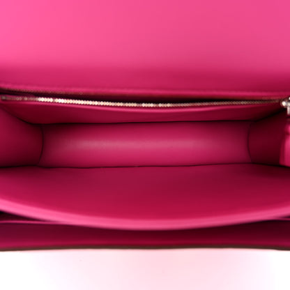 Hermes Matte Alligator Constance 24 Rose Shocking 5 of 11