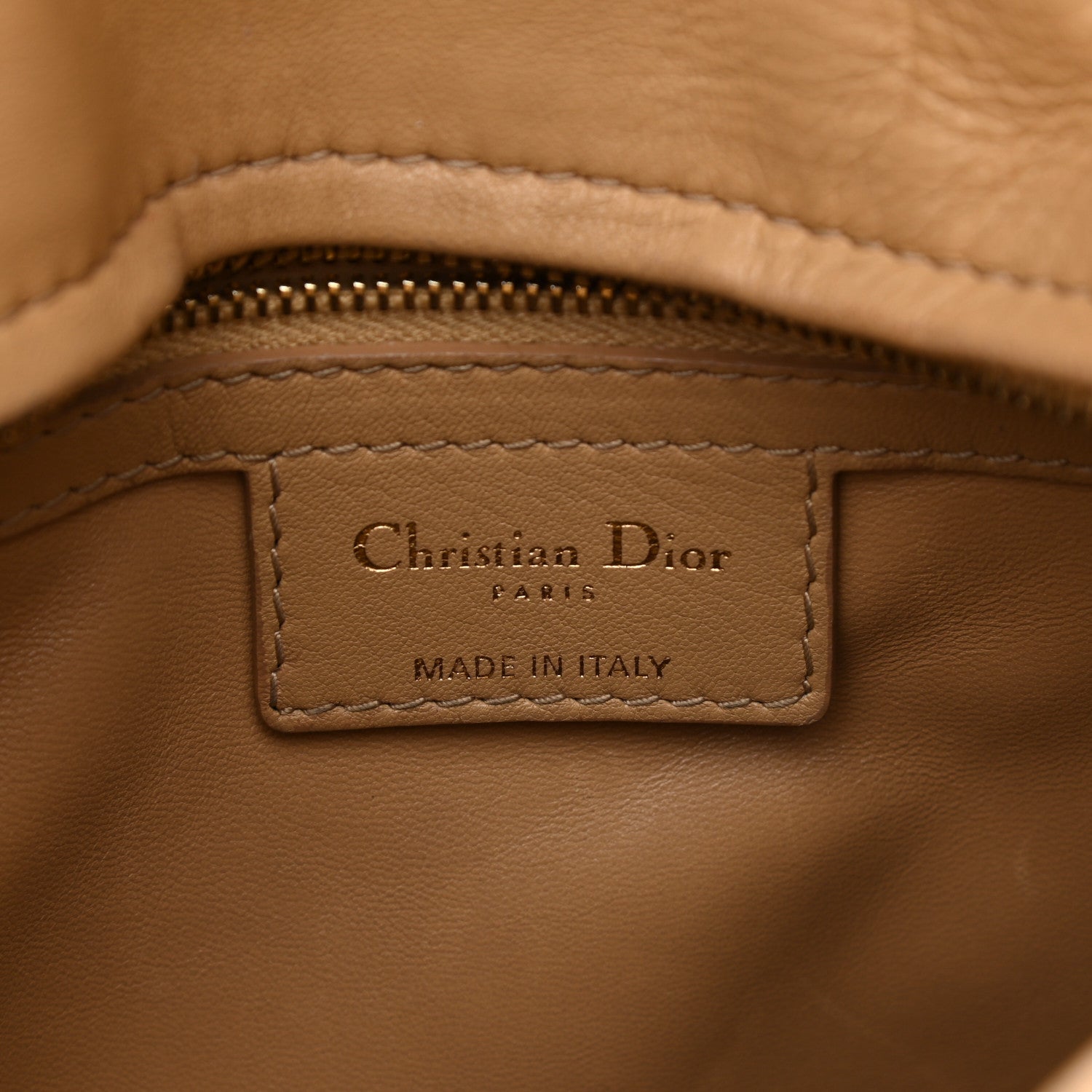 Christian Dior Lambskin Cannage Small Soft Lady Dior Beige 6 of 15