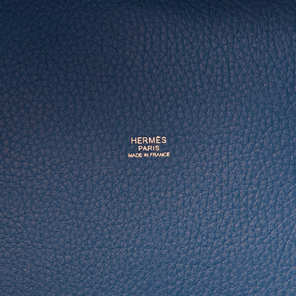 Hermes Taurillon Clemence Picotin Lock 22 MM Mykonos 6 of 15