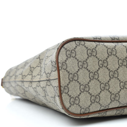 Gucci Soft GG Supreme Monogram Small Crossbody Tote Beige Cuir 5 of 9