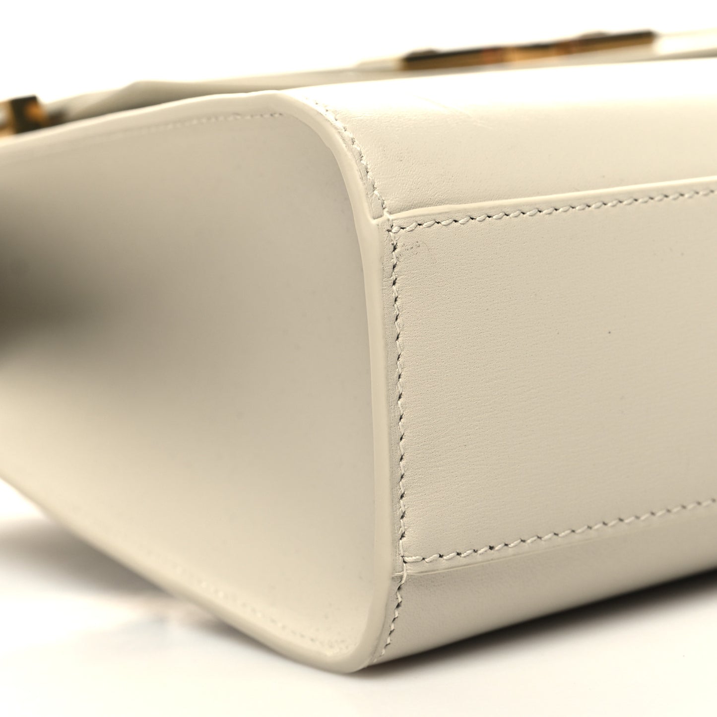 Smooth Calfskin Manhattan Shoulder Bag Crema Soft