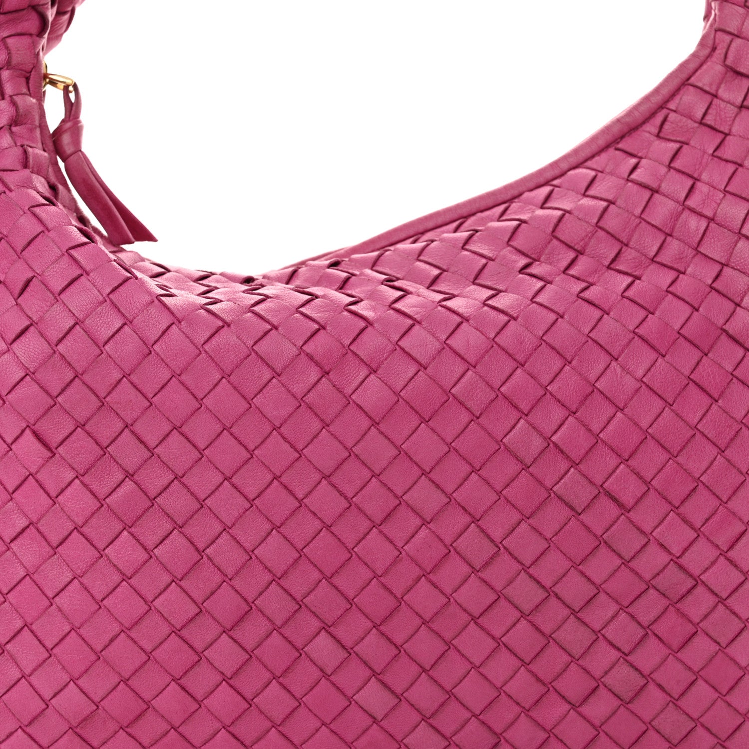 Bottega Veneta Nappa Intrecciato Medium Veneta Hobo Fuchsia 8 of 12