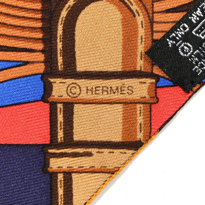 Hermes Silk Coaching Twilly 3 of 6
