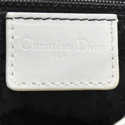 Christian Dior Satin Leather Ballet Evening Bag Ivory 7 of 9