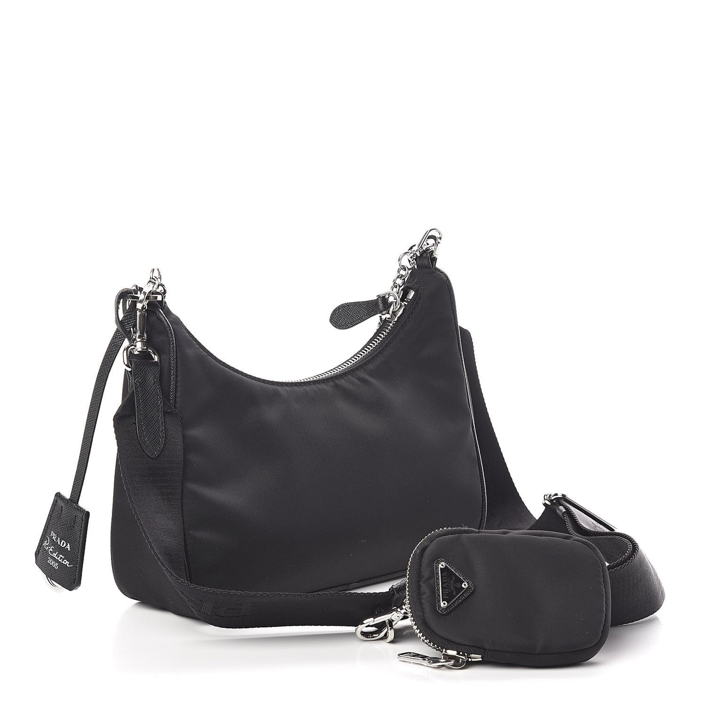 Nylon Re-Edition 2005 Shoulder Bag Black