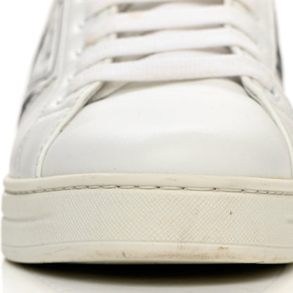 Prada Vitello Soft Logo Low Top Sneakers 37 White 11 of 15