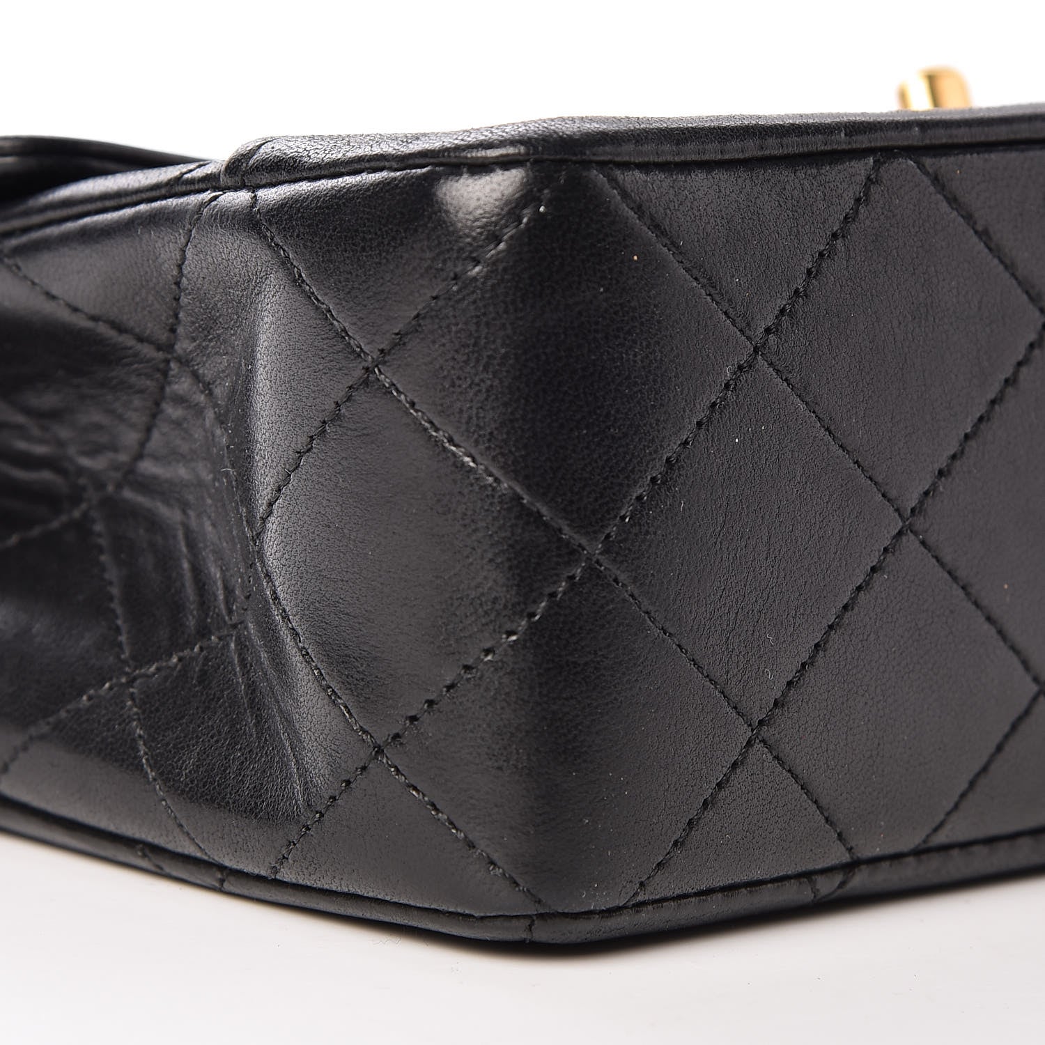 Chanel Lambskin Quilted Small Single Flap Black 8 of 10