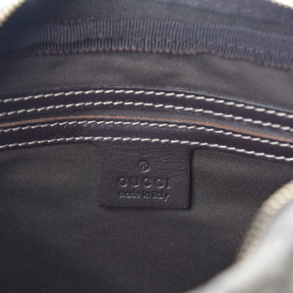 Gucci GG Plus Monogram Selleria Calfskin Medium Messenger Bag Beige Ebony Cocoa Dark Chocolate 6 of 9