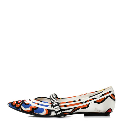 Louis Vuitton Satin Psychadelic Ballerina Flats 37.5 Multicolor 1 of 11