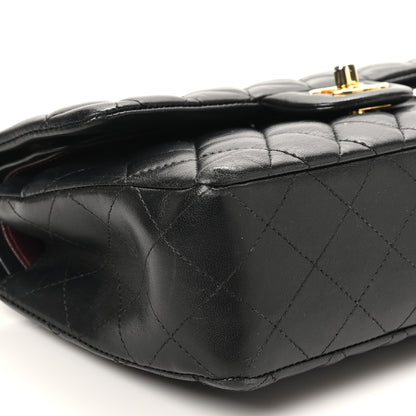 Chanel Lambskin Quilted Small Double Flap Black 9 of 11