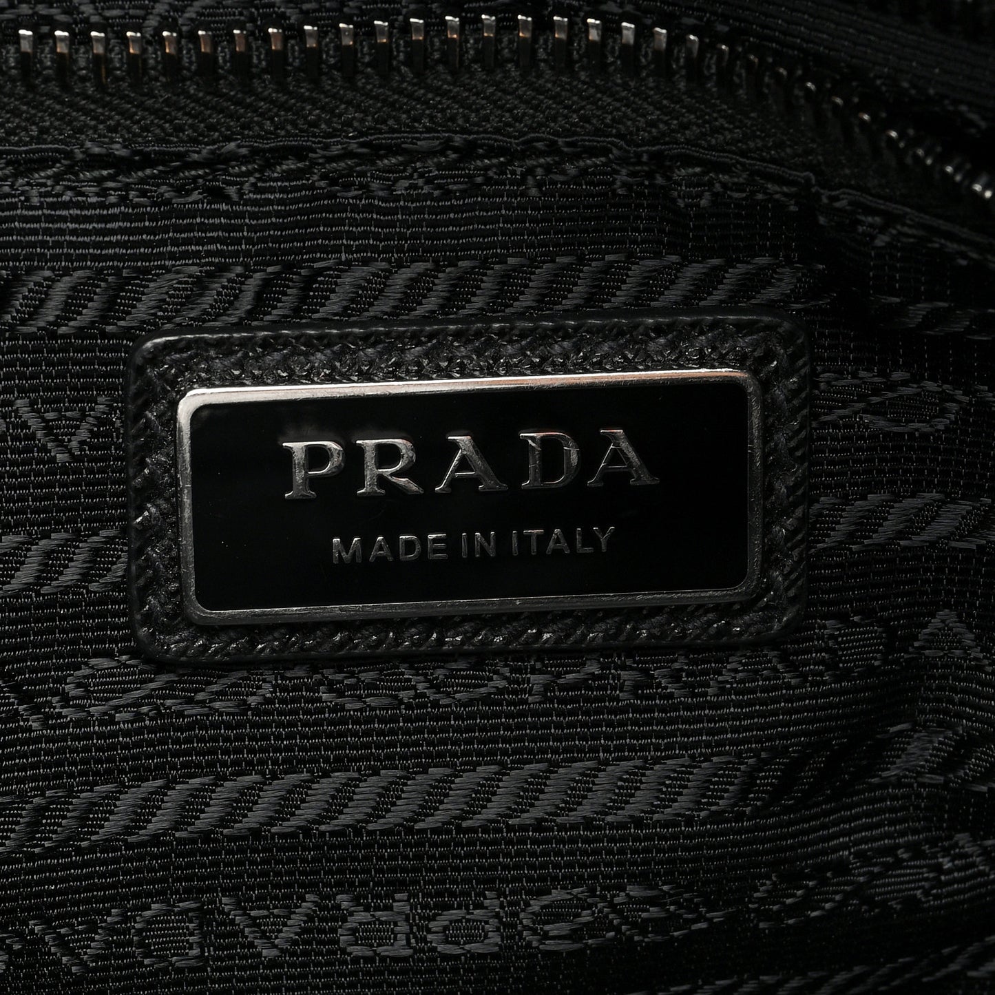 Re-Nylon Saffiano Belt Bag Black