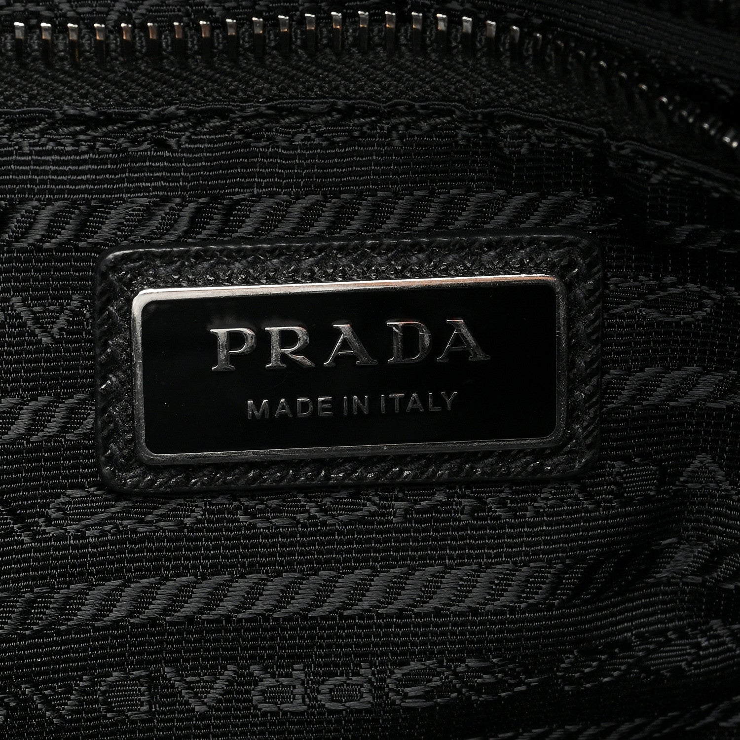 Prada Re-Nylon Saffiano Belt Bag Black 6 of 9