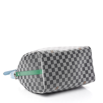 Louis Vuitton Damier Speedy Bandouliere 30 Black White 4 of 9