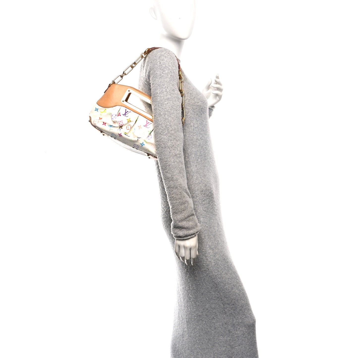 Monogram Multicolor Judy PM White