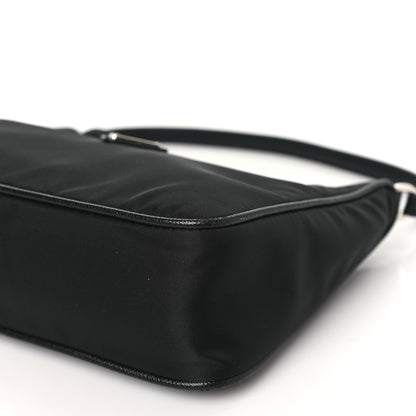 Prada Tessuto Nylon Saffiano Mini Re-Edition 2005 Bag Black 10 of 11