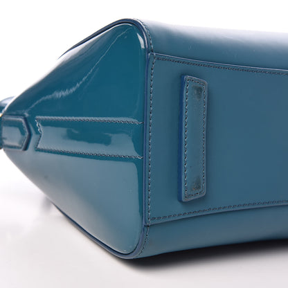 Givenchy Calfskin Patent Mini Antigona Petrol Blue 9 of 12