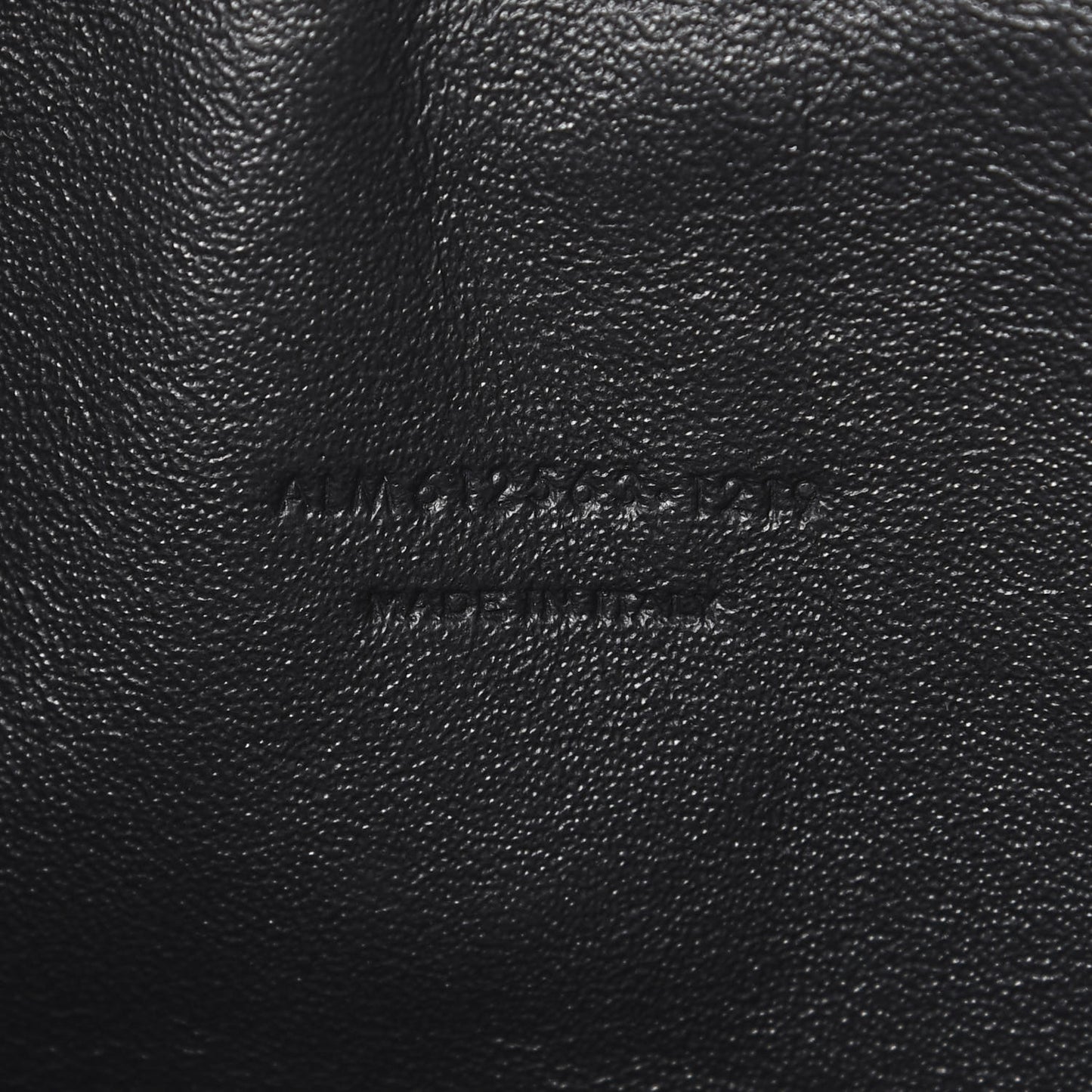 Calfskin Crocodile Embossed Monogram Mini Lou Camera Bag Black