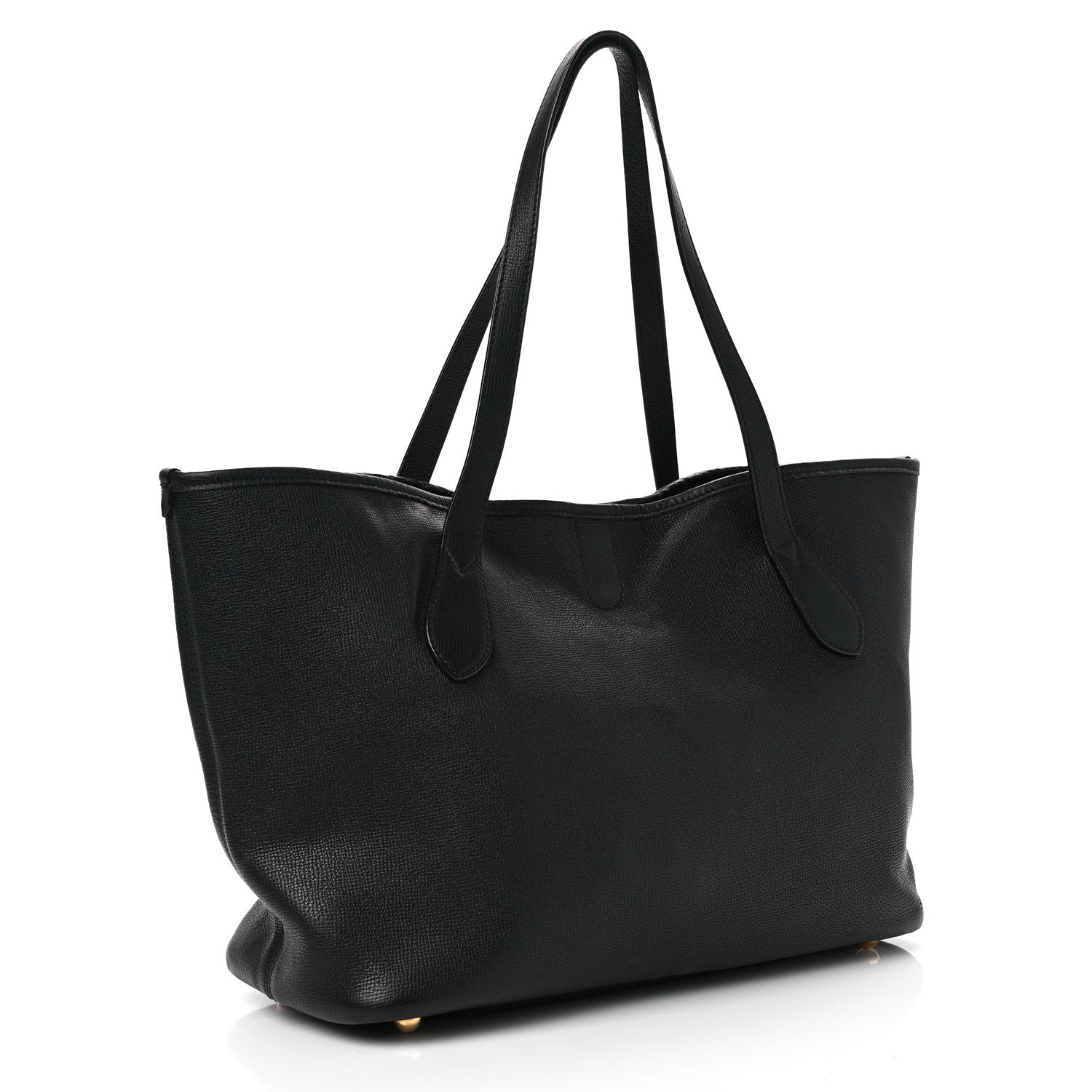 Burberry Grainy Calfskin Medium Honeybrook Tote Black 4 of 13