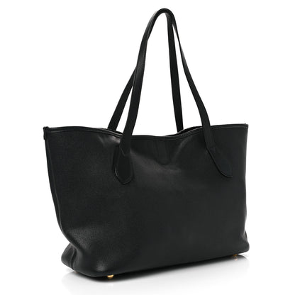 Burberry Grainy Calfskin Medium Honeybrook Tote Black 4 of 13