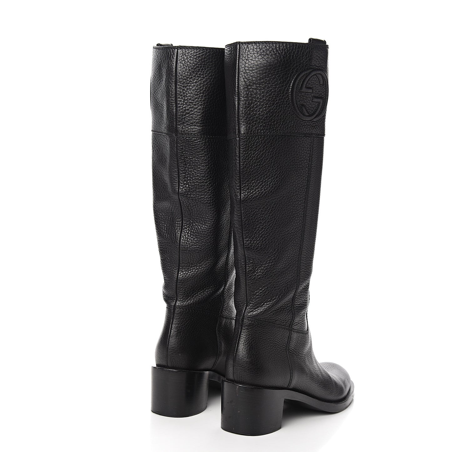 Calfskin Interlocking G Boots 40.5 Black