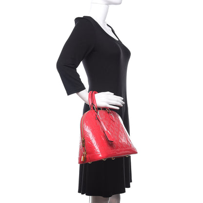 Louis Vuitton Vernis Alma PM Hot Pink 2 of 11