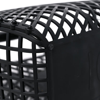 Fendi Recycled Plastic Vitello Liberty Matte Medium Fendi Basket Black Miele Scuro 9 of 13