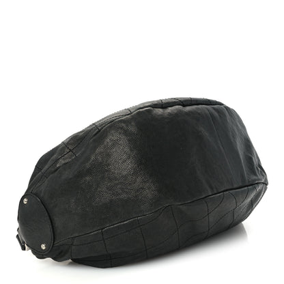Chanel Caviar Stitched Outdoor Ligne Hobo Black 4 of 10