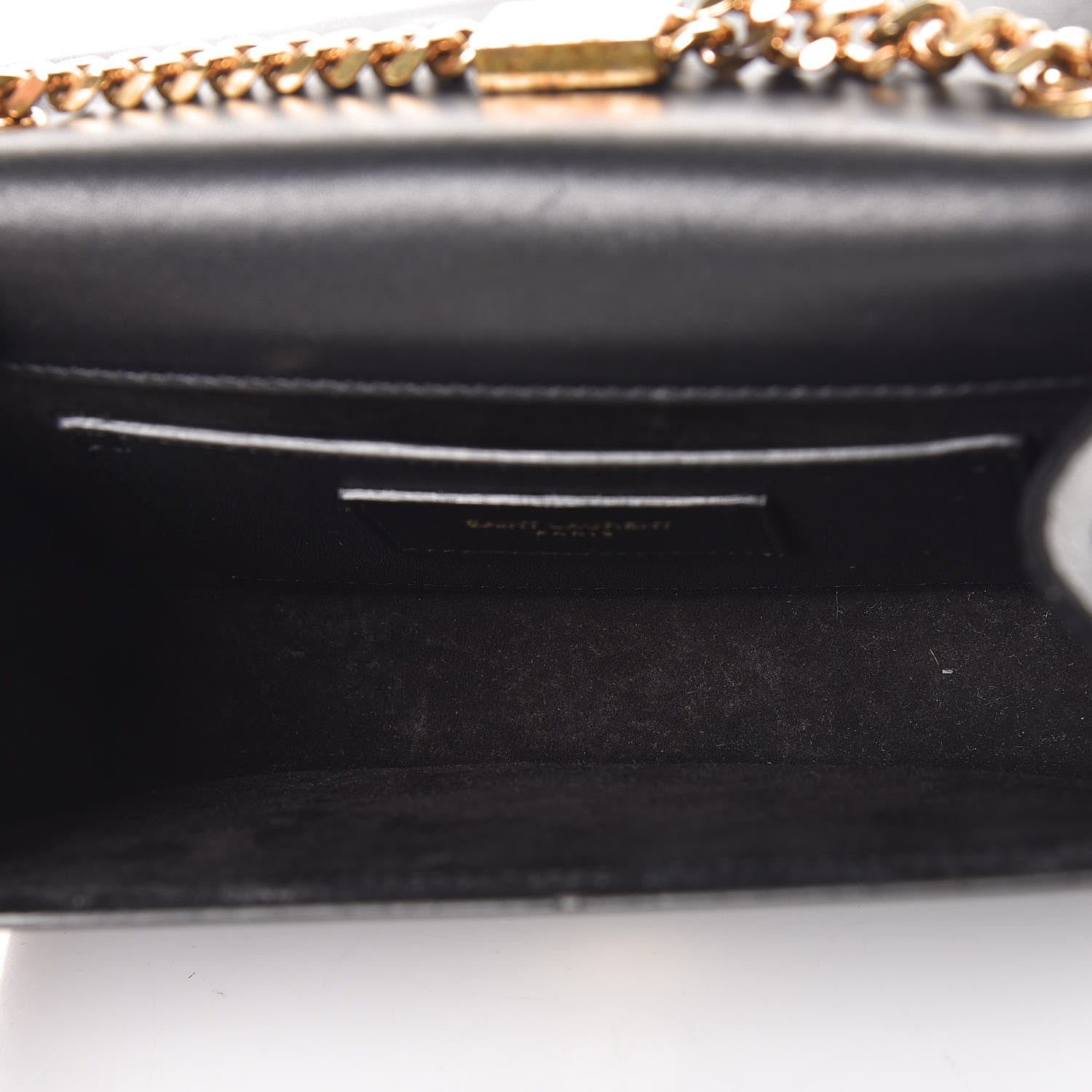 Saint Laurent Calfskin Small Classic Monogram Kate Tassel Satchel Black 5 of 8