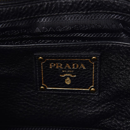 Prada Vitello Daino Tote Nero Black 7 of 13