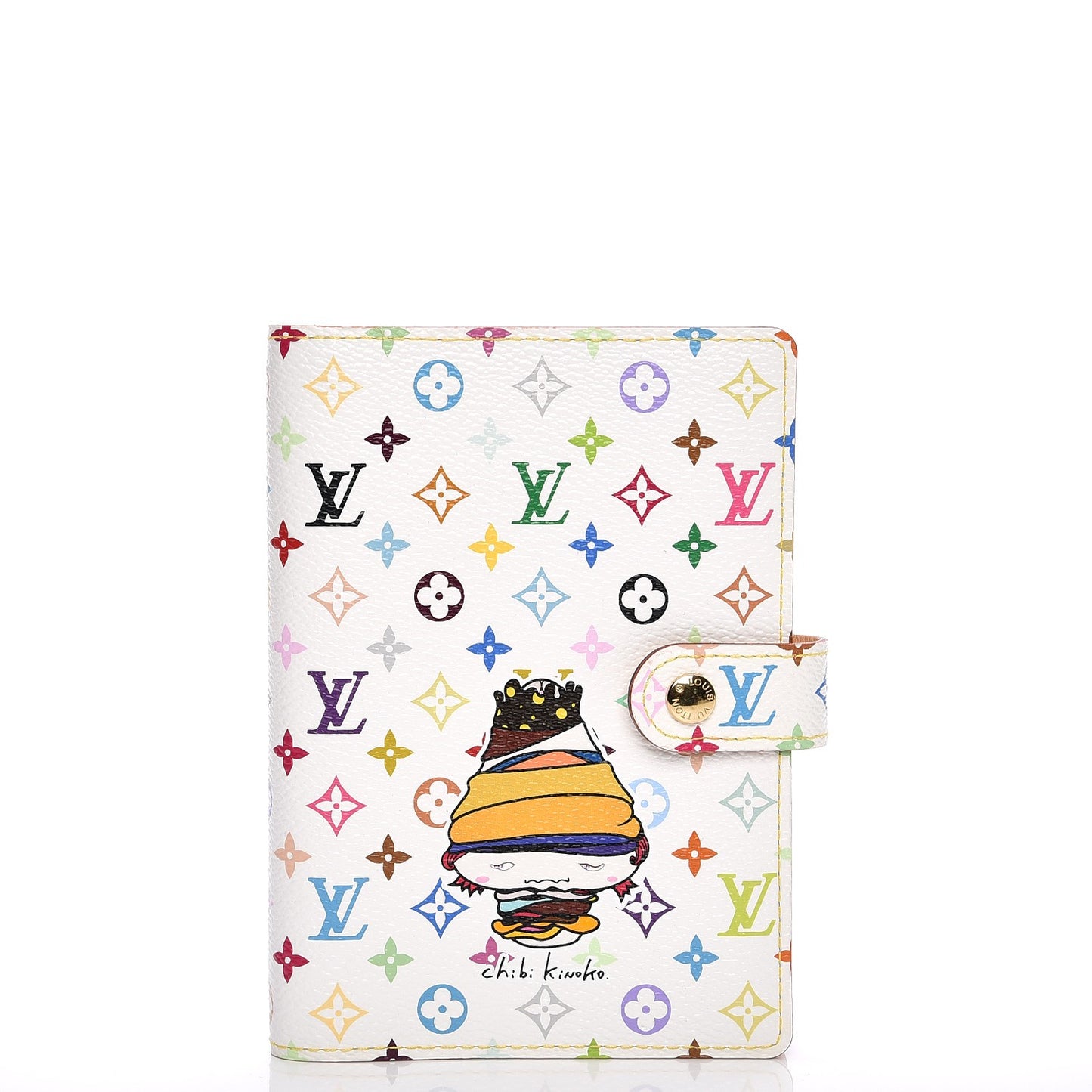 Monogram Multicolor Chibi Kinoko Small Ring Agenda Cover White
