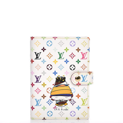 Louis Vuitton Monogram Multicolor Chibi Kinoko Small Ring Agenda Cover White 1 of 7