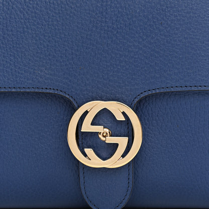 Gucci Dollar Calfskin Interlocking G Top Handle Shoulder Bag Caspian 8 of 8