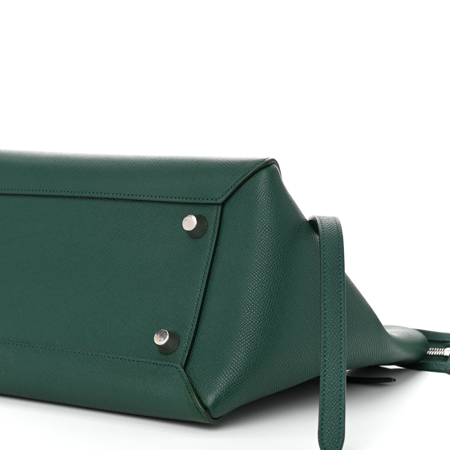 Grained Calfskin Mini Belt Bag Light Emerald