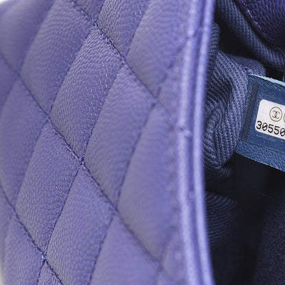 Chanel Caviar Quilted Incognito Extra Mini Coco Handle Flap Blue 6 of 11