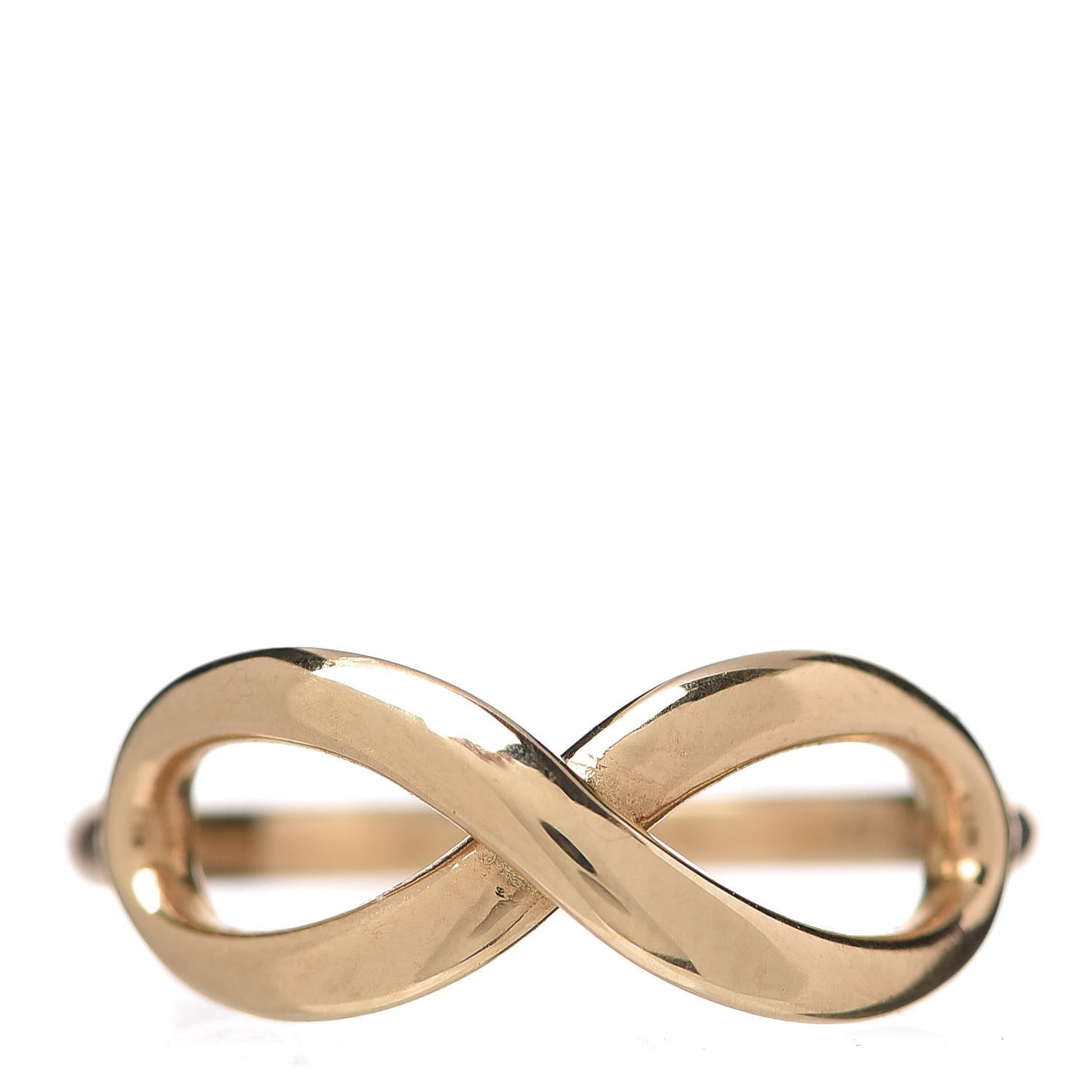 18K Yellow Gold Infinity Ring 52 6