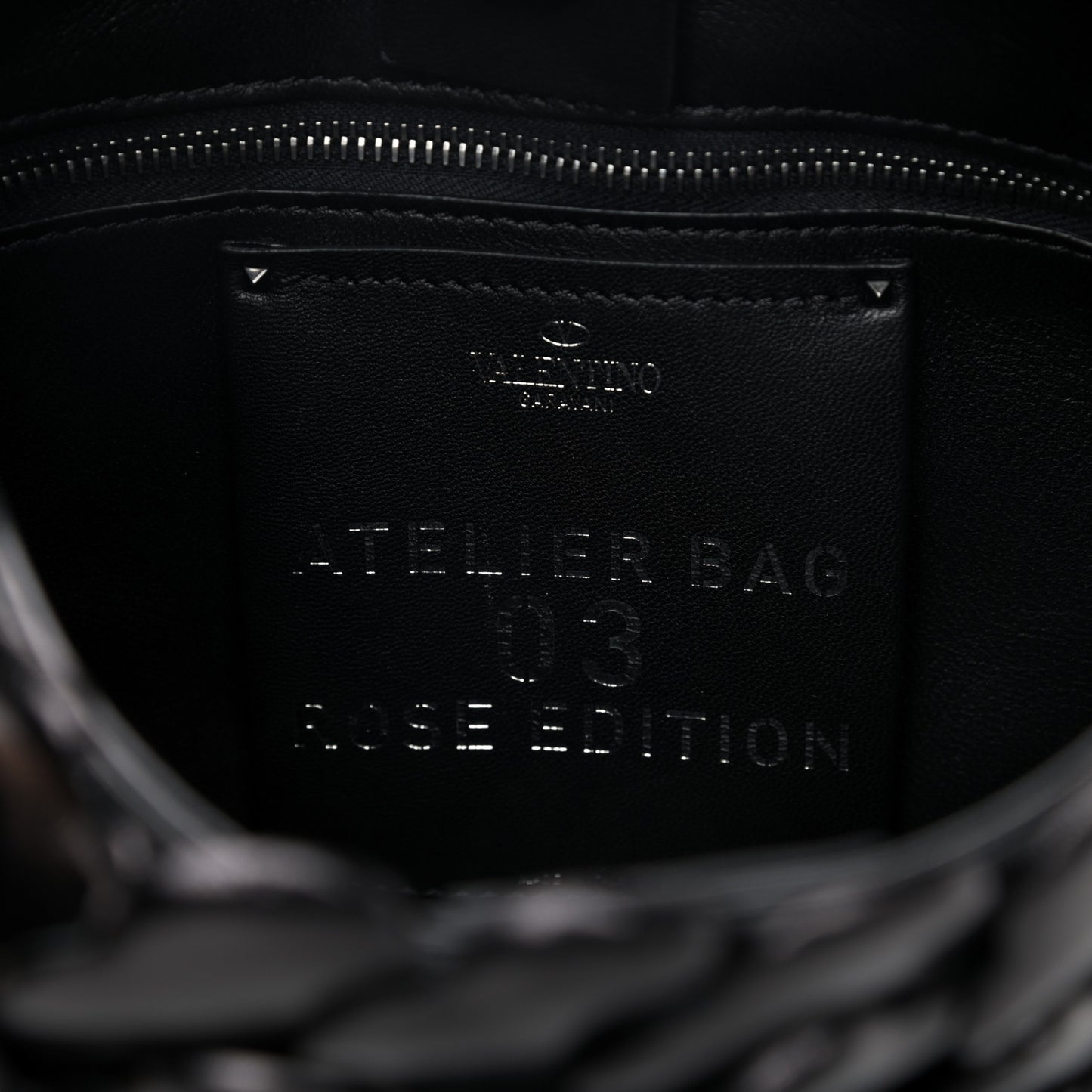 Nappa Atelier 03 Rose Edition Small Hobo Black